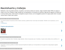 Tablet Screenshot of macetohuertoytrebejos.blogspot.com