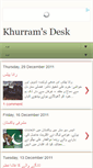 Mobile Screenshot of khurramsdesk.blogspot.com