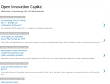 Tablet Screenshot of openinnovationcapital.blogspot.com