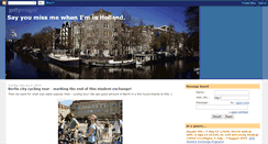 Desktop Screenshot of hollandhollers.blogspot.com