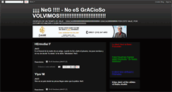 Desktop Screenshot of noesgracioso.blogspot.com