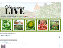 Tablet Screenshot of clawsonlivethoughts.blogspot.com