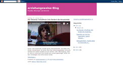 Desktop Screenshot of erziehungsweiseblog.blogspot.com