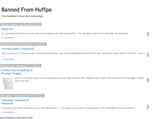 Tablet Screenshot of bannedfromhuffpo.blogspot.com