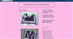 Desktop Screenshot of inspiratie-vestimentara.blogspot.com