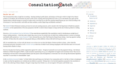 Desktop Screenshot of consultationwatch.blogspot.com