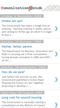 Mobile Screenshot of consultationwatch.blogspot.com