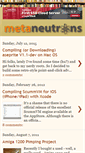 Mobile Screenshot of metaneutrons.blogspot.com