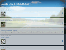 Tablet Screenshot of dakotabulldogges.blogspot.com