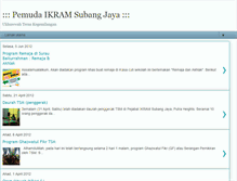 Tablet Screenshot of pemuda-ikram-sj.blogspot.com