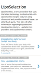 Mobile Screenshot of liposelection.blogspot.com
