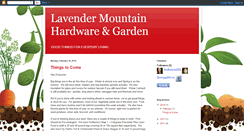 Desktop Screenshot of lavendermountainhardware.blogspot.com