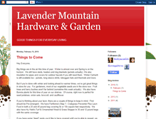 Tablet Screenshot of lavendermountainhardware.blogspot.com