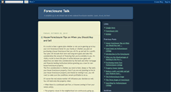 Desktop Screenshot of foreclosureinsite.blogspot.com