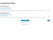 Tablet Screenshot of lendadosvideos.blogspot.com