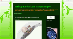 Desktop Screenshot of koleksijamtanganimport.blogspot.com
