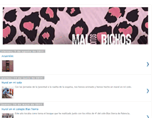 Tablet Screenshot of malditosbichos.blogspot.com