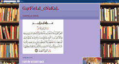 Desktop Screenshot of garfieldcnakal.blogspot.com
