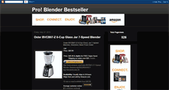 Desktop Screenshot of pro-blender-bestseller.blogspot.com