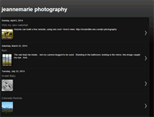 Tablet Screenshot of photosbyjeannemariephotography.blogspot.com