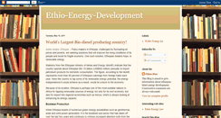 Desktop Screenshot of ethio-energy-development.blogspot.com