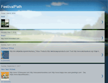 Tablet Screenshot of festivalpath.blogspot.com