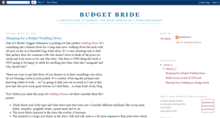 Desktop Screenshot of budget-bride.blogspot.com