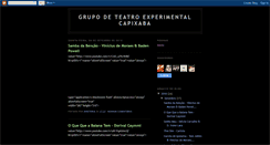 Desktop Screenshot of grupodeteatroexperimentalcapixaba.blogspot.com