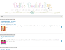 Tablet Screenshot of bellesbookshelf.blogspot.com