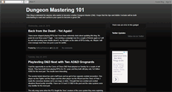 Desktop Screenshot of dungeonmastering101.blogspot.com
