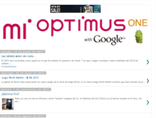 Tablet Screenshot of mioptimusone.blogspot.com