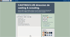 Desktop Screenshot of castingclub.blogspot.com