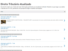 Tablet Screenshot of direitotributarioatualizado.blogspot.com