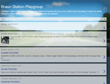 Tablet Screenshot of braunstationplaygroup.blogspot.com