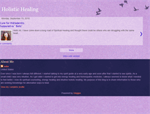 Tablet Screenshot of juliaholistichealing.blogspot.com