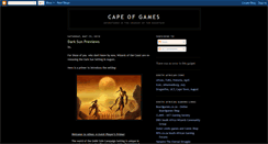 Desktop Screenshot of capeofgames.blogspot.com