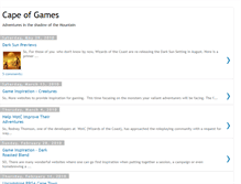 Tablet Screenshot of capeofgames.blogspot.com
