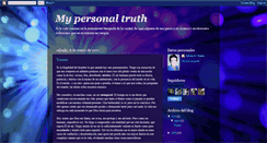 Desktop Screenshot of my-personal-truth.blogspot.com