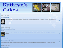 Tablet Screenshot of kathryns-cakes.blogspot.com