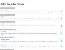 Tablet Screenshot of kellisquestforfitness.blogspot.com