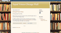 Desktop Screenshot of equalvoiceschicago.blogspot.com