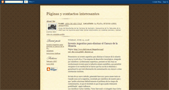 Desktop Screenshot of paginasycontactos.blogspot.com