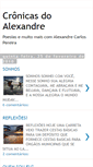 Mobile Screenshot of cronicasdoalexandre.blogspot.com