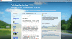 Desktop Screenshot of batistascalvinistas.blogspot.com