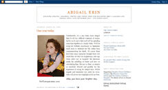 Desktop Screenshot of abigailupdates.blogspot.com