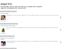 Tablet Screenshot of abigailupdates.blogspot.com