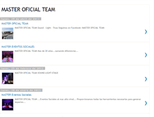 Tablet Screenshot of masteroficialteam-master.blogspot.com