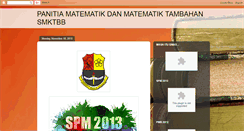 Desktop Screenshot of mathsmktbb.blogspot.com