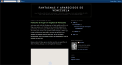 Desktop Screenshot of fantasmasyaparecidos.blogspot.com