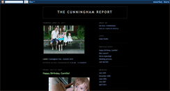 Desktop Screenshot of cunninghamreport.blogspot.com